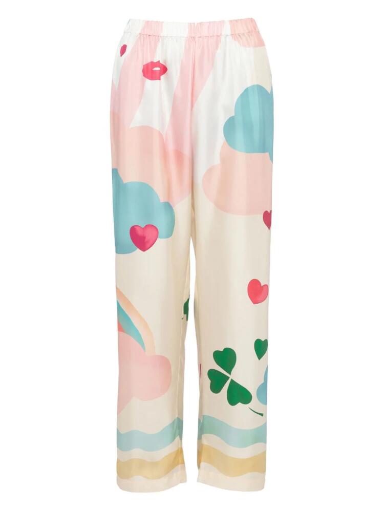 ERES Charme silk pyjama bottoms - Neutrals Cover