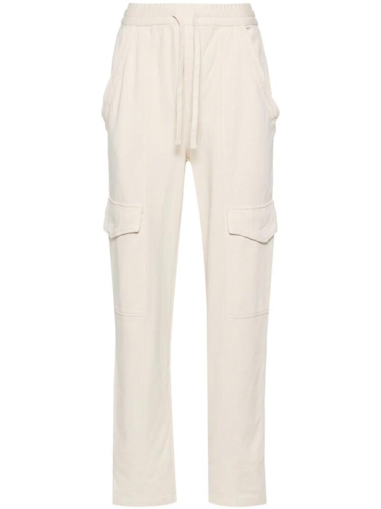 MARANT ÉTOILE Peorana cotton track pants - Neutrals Cover