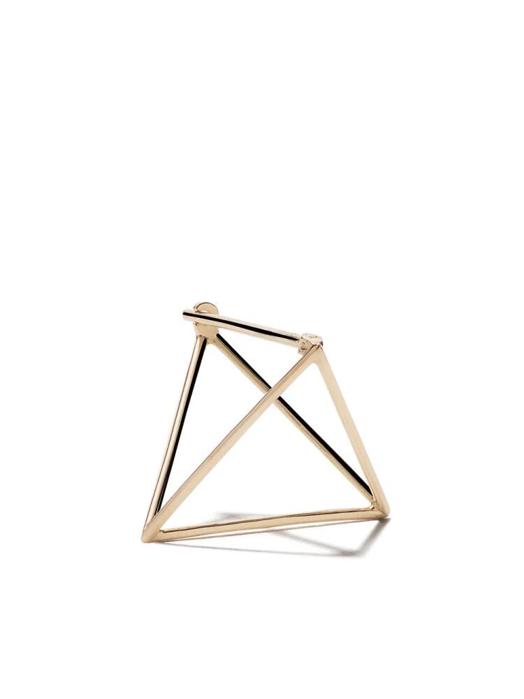 Shihara 18kt yellow gold Triangle Pierce 20 earring Cover