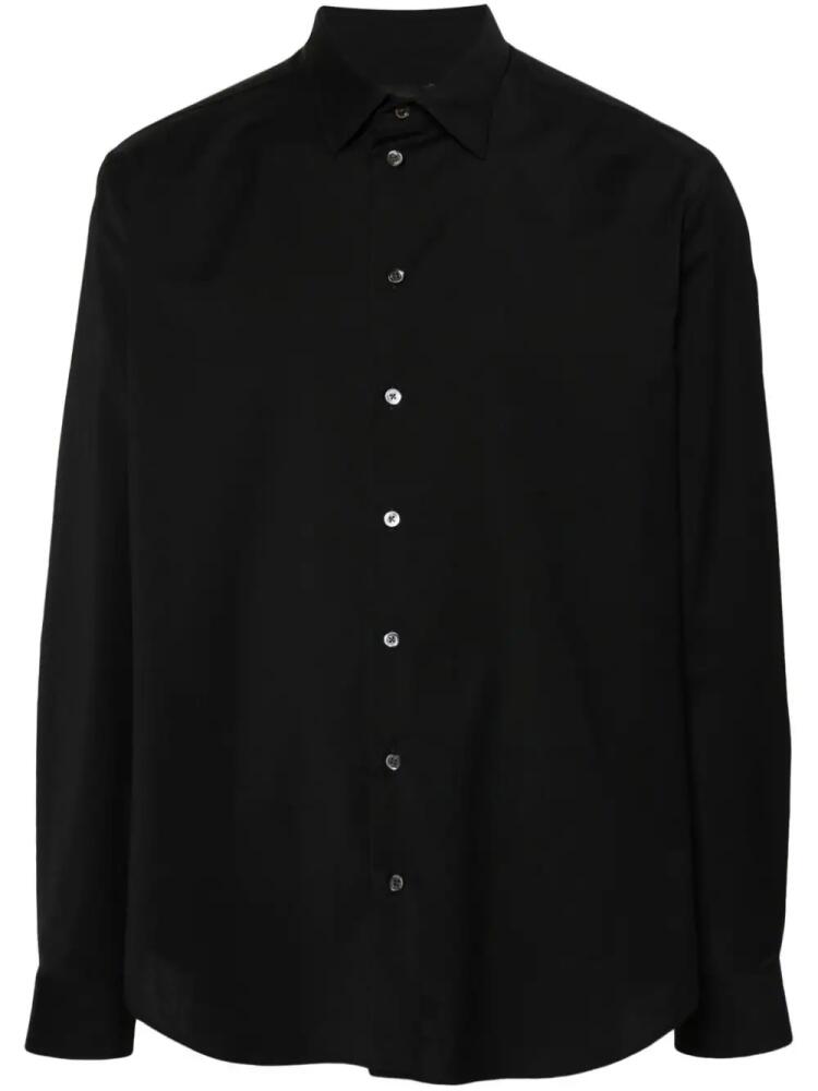 Emporio Armani logo-tag shirt - Black Cover