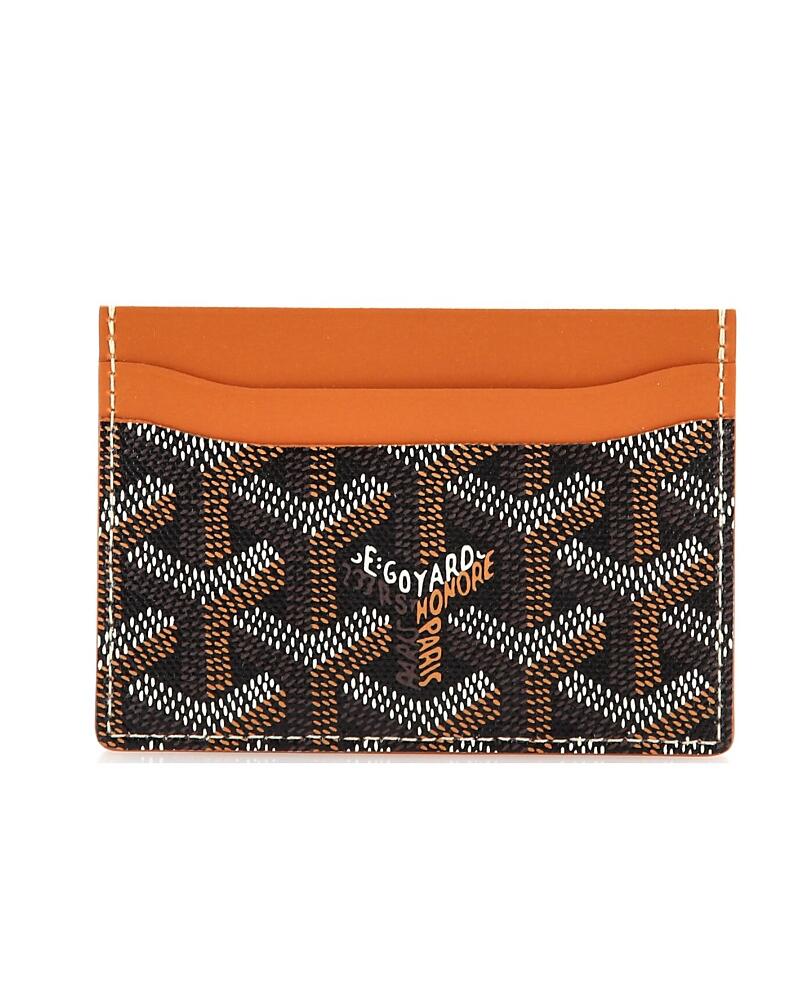 Pre-Owned Goyard Saint Sulpice Card Holder Coated Canvas Cover