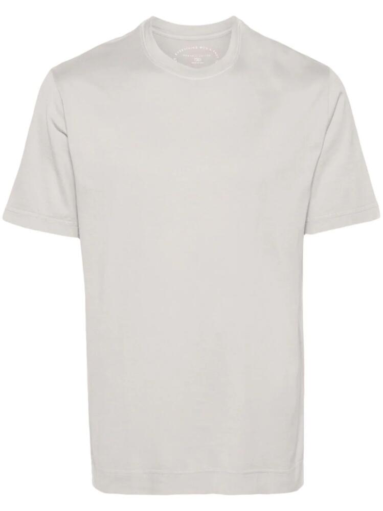 Fedeli cotton jersey T-shirt - Grey Cover