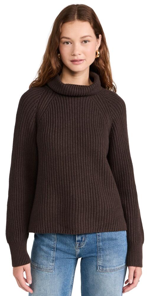 Alex Mill Nora Turtleneck Sweater Chocolate Cover