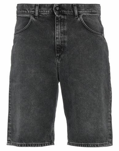 Amish Man Denim shorts Steel grey Cotton Cover