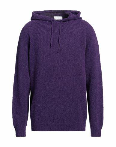 Scaglione Man Sweater Purple Merino Wool, Recycled cashmere, Polyamide Cover