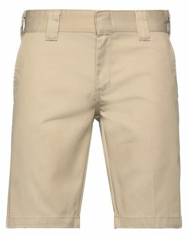 Dickies Man Shorts & Bermuda Shorts Beige Polyester, Cotton Cover