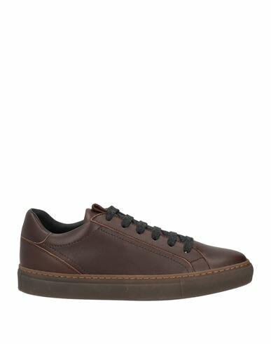 Brunello Cucinelli Woman Sneakers Dark brown Leather Cover