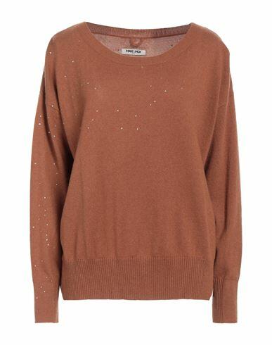 Max & Moi Woman Sweater Camel Cashmere Cover