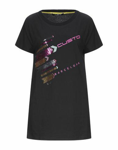 Custo Barcelona Woman T-shirt Black Cotton Cover