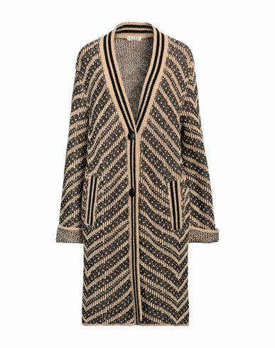 Siyu Woman Cardigan Sand Merino Wool Cover