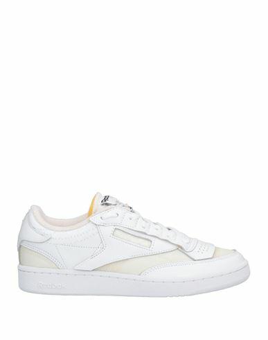 Maison Margiela X Reebok Woman Sneakers White Soft Leather, Textile fibers Cover