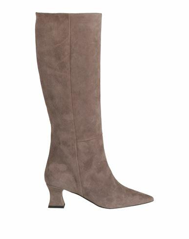 Marc Ellis Woman Boot Dove grey Soft Leather Cover