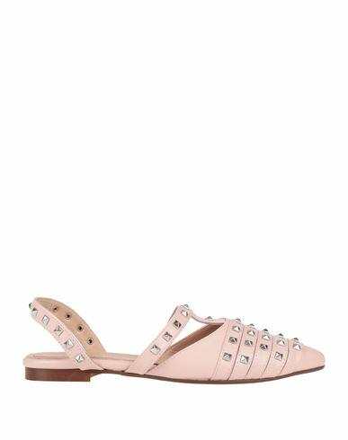 Unlace Woman Ballet flats Light pink Soft Leather Cover