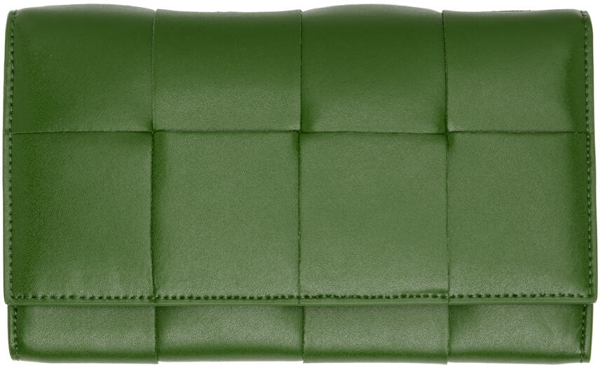 Bottega Veneta Green Long Wallet Cover