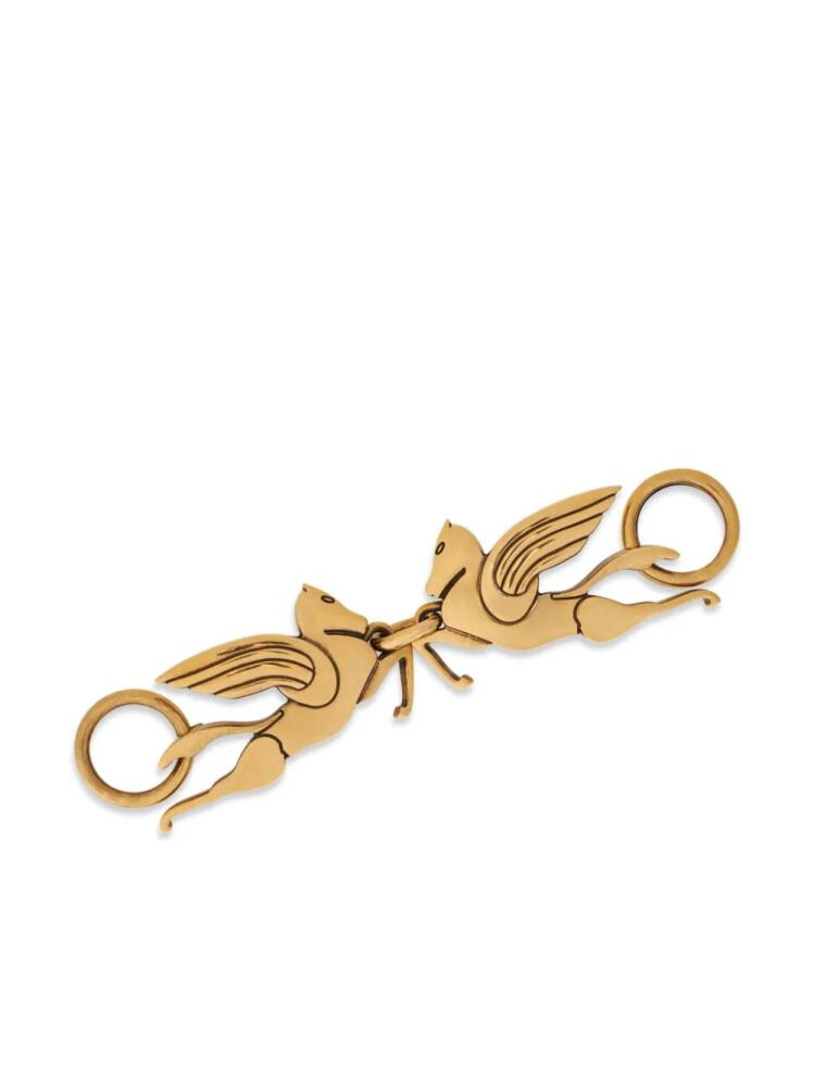 ETRO Pegaso-motif scarf pin - Gold Cover