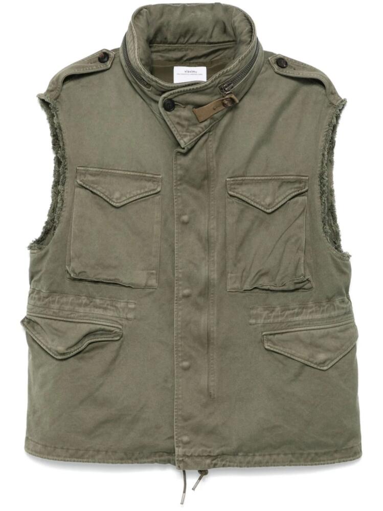 visvim Bickle vest - Green Cover