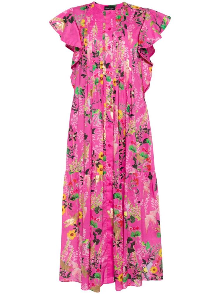 Cynthia Rowley malta kaftan dress - Pink Cover