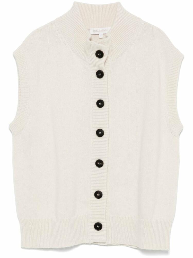 Antonelli knitted vest - White Cover