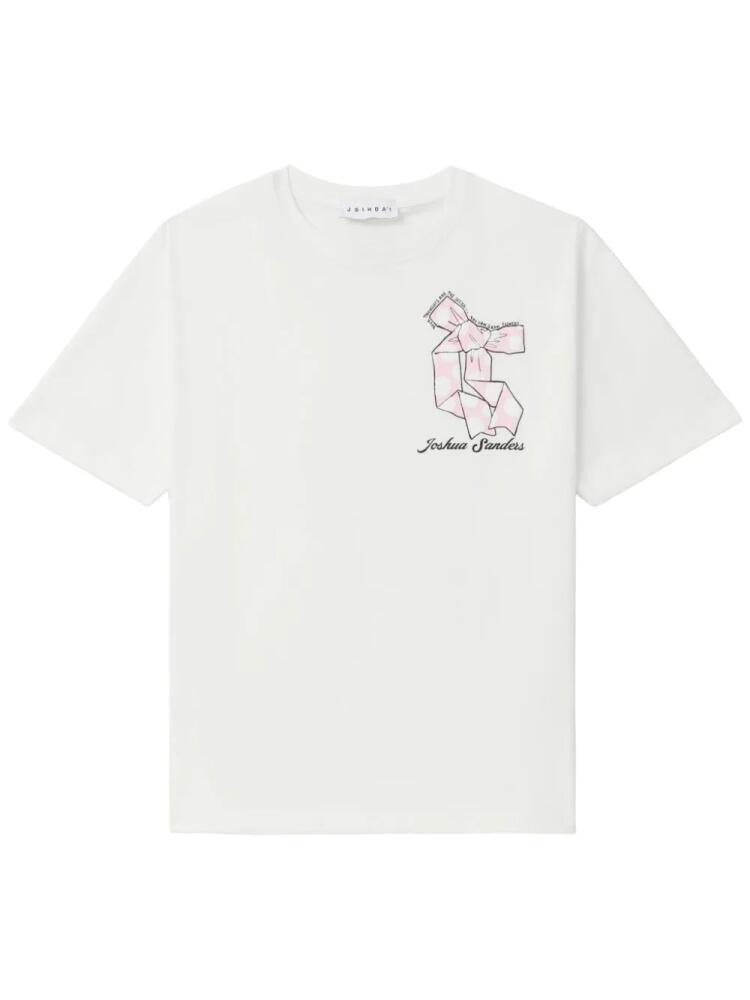 Joshua Sanders Bow T-shirt - White Cover