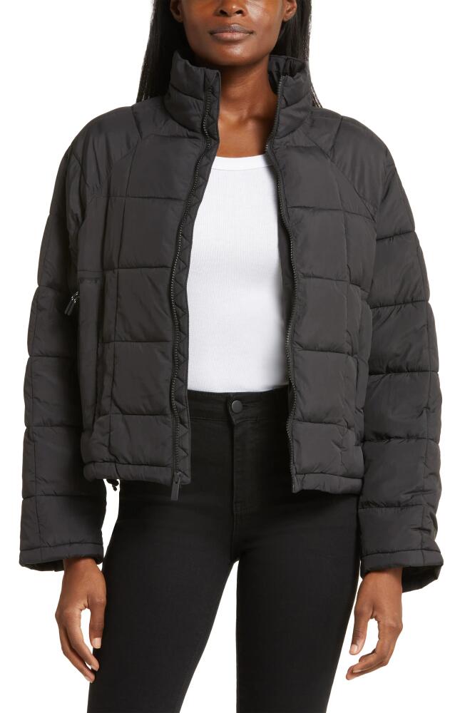 Halfdays Nellie Packable Puffer Jacket in Black Cover