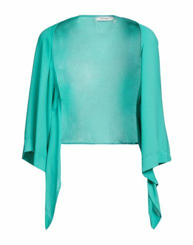 Fly Girl Woman Shrug Turquoise Polyester Cover