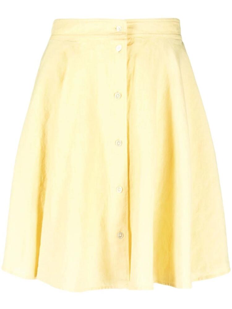 Polo Ralph Lauren A-line midi skirt - Yellow Cover