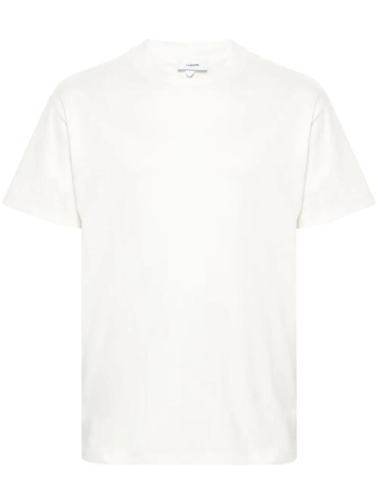 Lardini crew-neck cotton T-shirt - White Cover