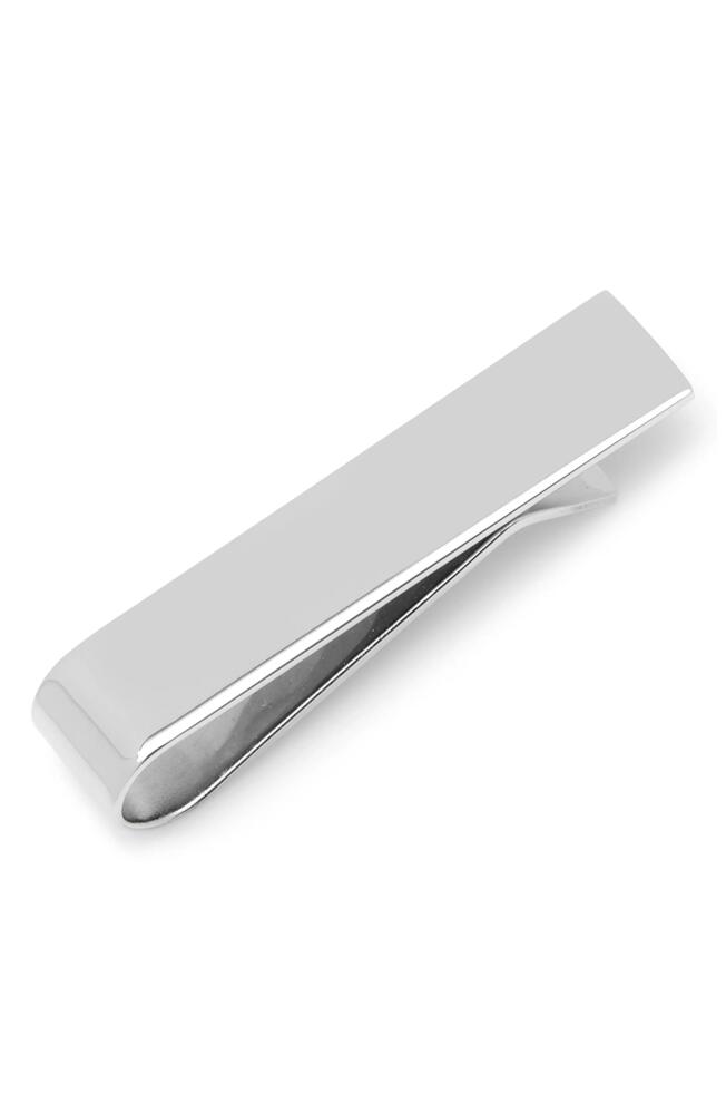 Cufflinks, Inc. Engravable Short Tie Bar in Silver Cover