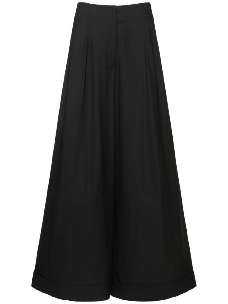 PUCCI Twill Wide Pants W/ Logo Cover