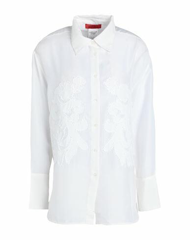 Max & co. Ottawa Woman Shirt Off white Polyester Cover