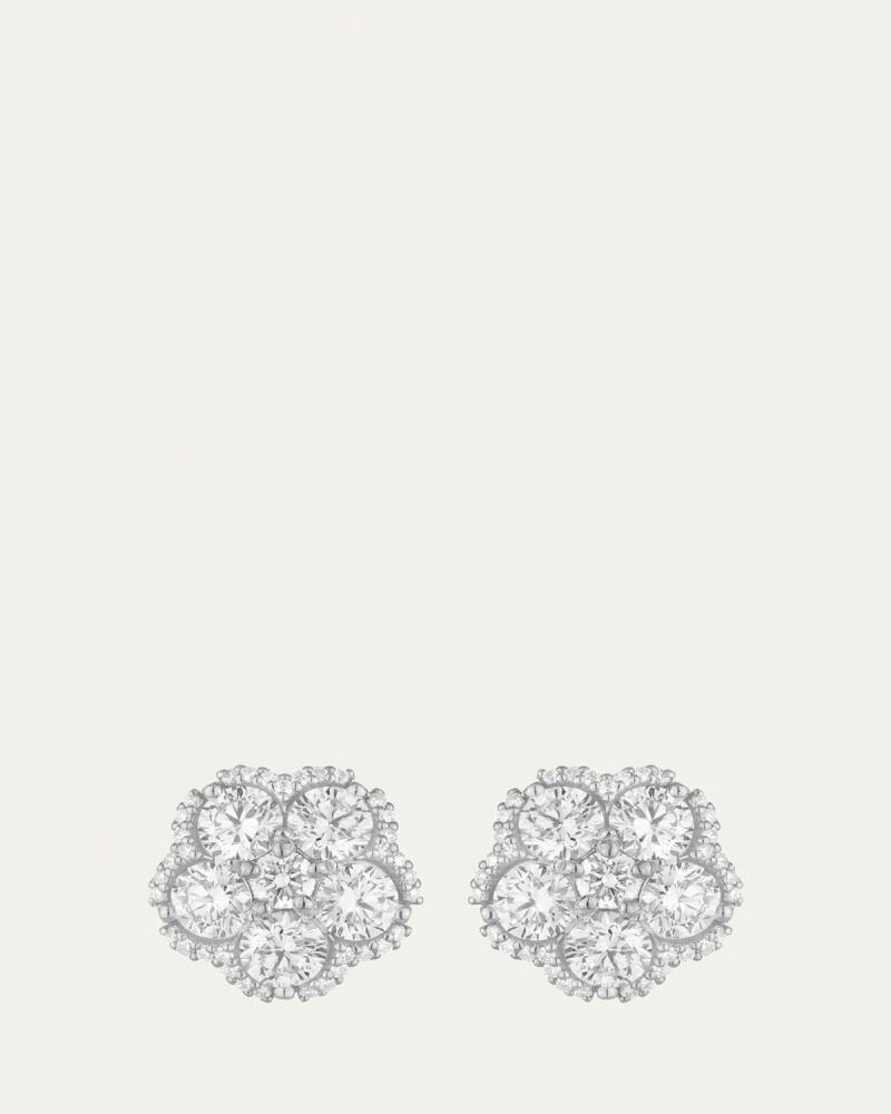 Paul Morelli 18K White Gold Wild Child Diamond Stud Earrings Cover