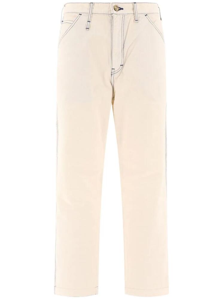 Human Made straight-leg cotton trousers - Neutrals Cover