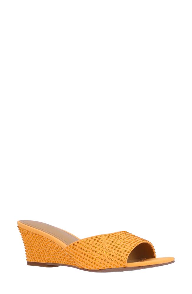 J. Reneé Coralie Wedge Slide Sandal in Tangerine Cover