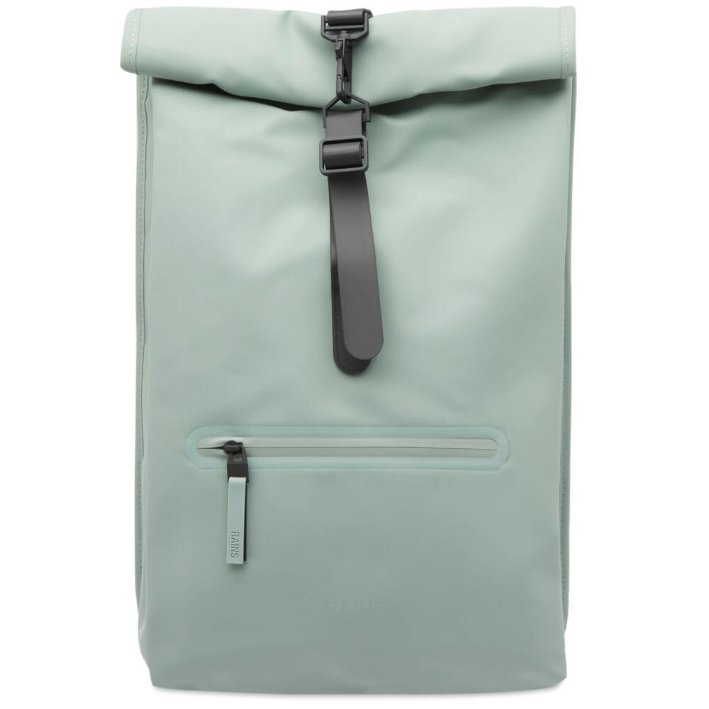 Rains Men's Rolltop Rucksack in Haze Cover