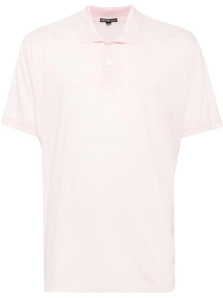 James Perse Luxe Lotus polo shirt - Pink Cover