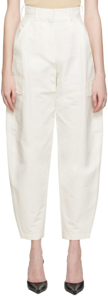 LVIR White Flap Pocket Trousers Cover