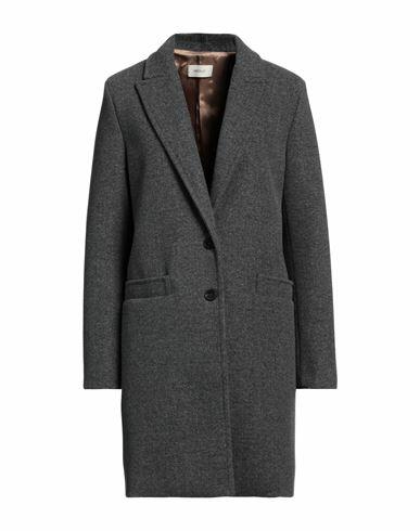 Vicolo Woman Coat Grey Polyester Cover