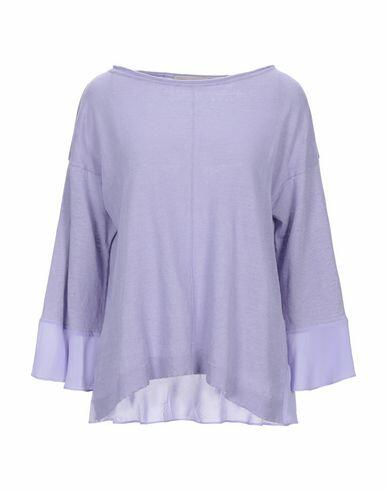 Kaos Jeans Woman Sweater Mauve Linen, Cotton, Polyester Cover