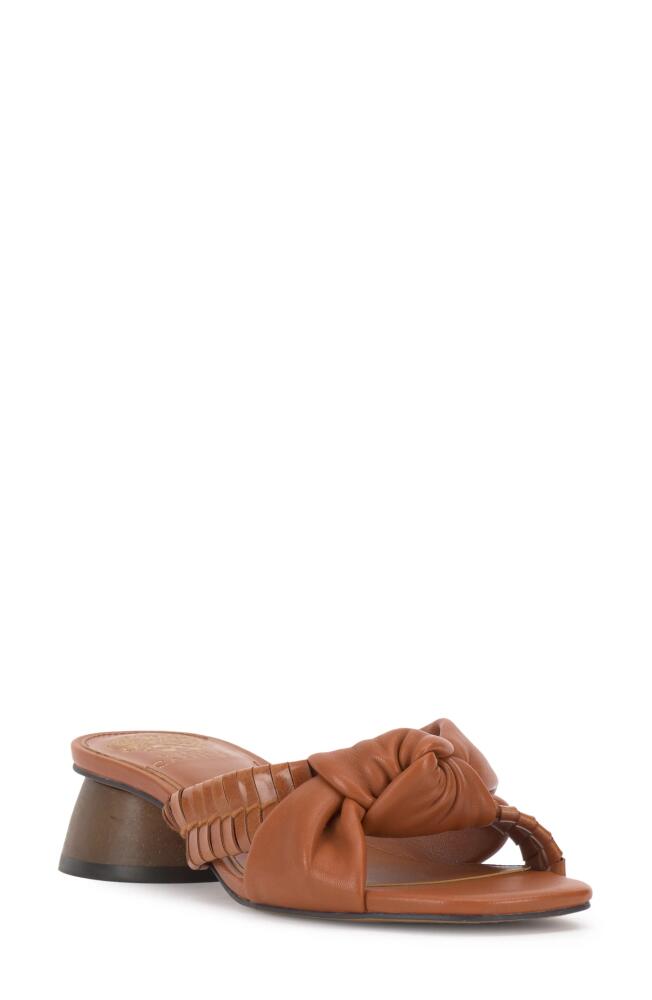 Vince Camuto Leana Slide Sandal in Dark Golden Walnut Cover