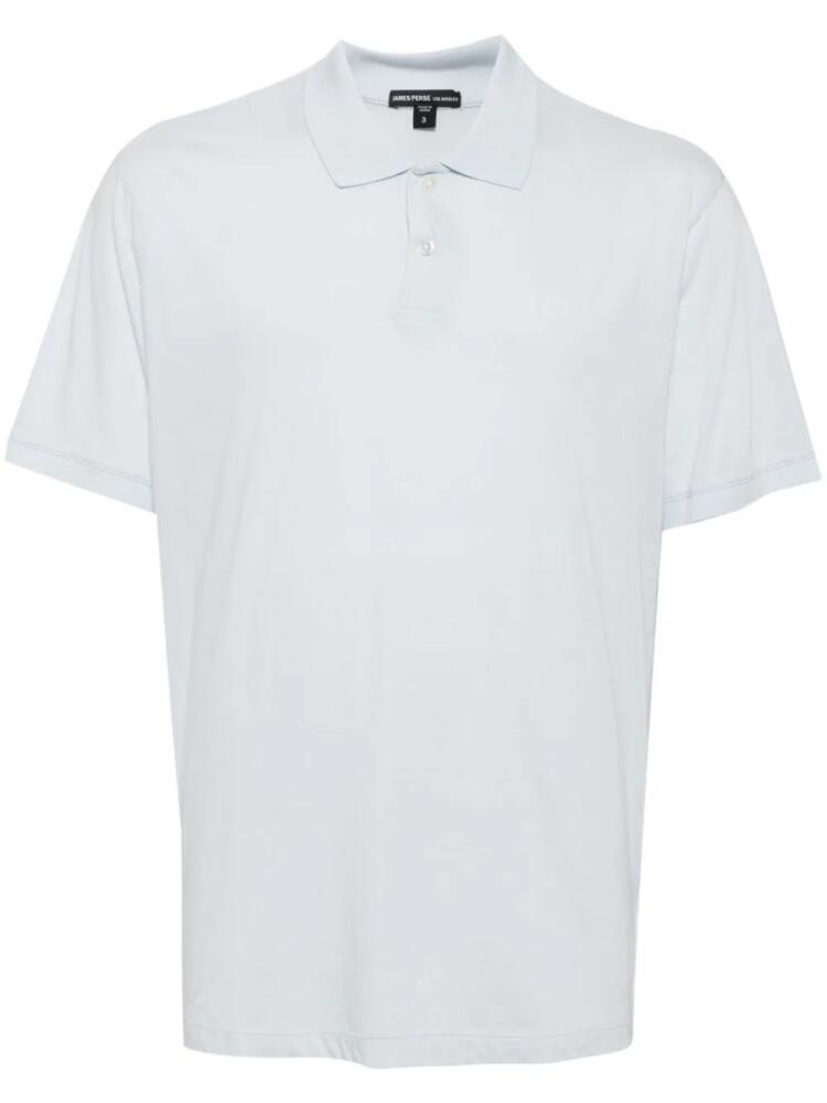 James Perse Luxe Lotus polo shirt - Blue Cover