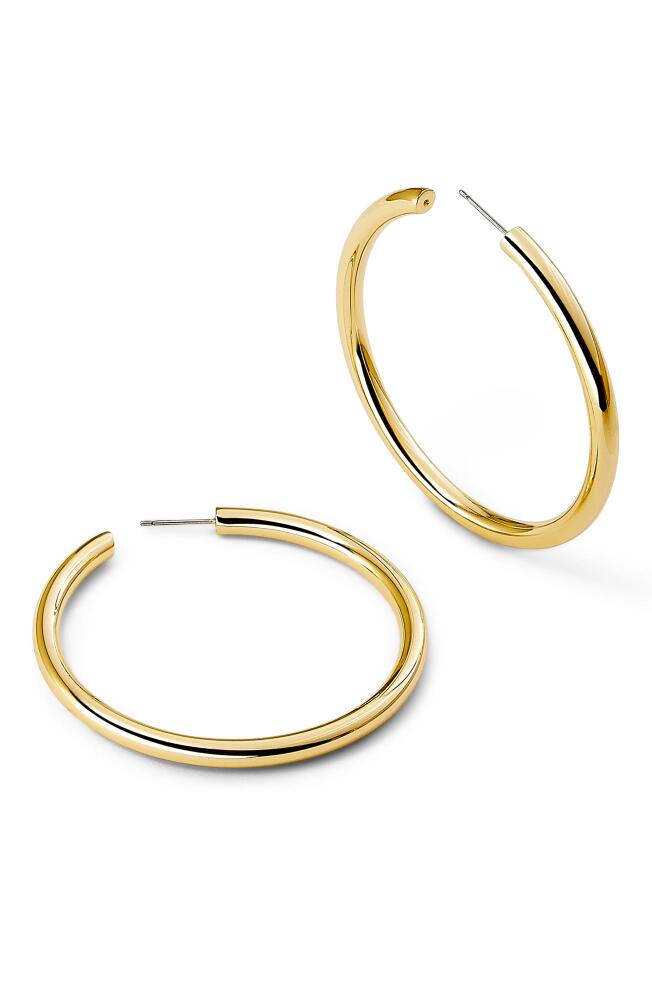 Ana Luisa Large Hoop Earrings - Tia Large in Gold Cover