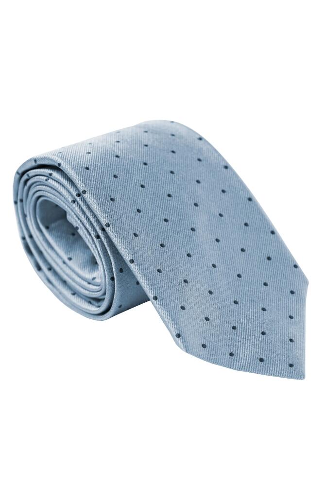 Elizabetta Pisa - Extra Long Silk Jacquard Tie for Men in Sky Blue Cover