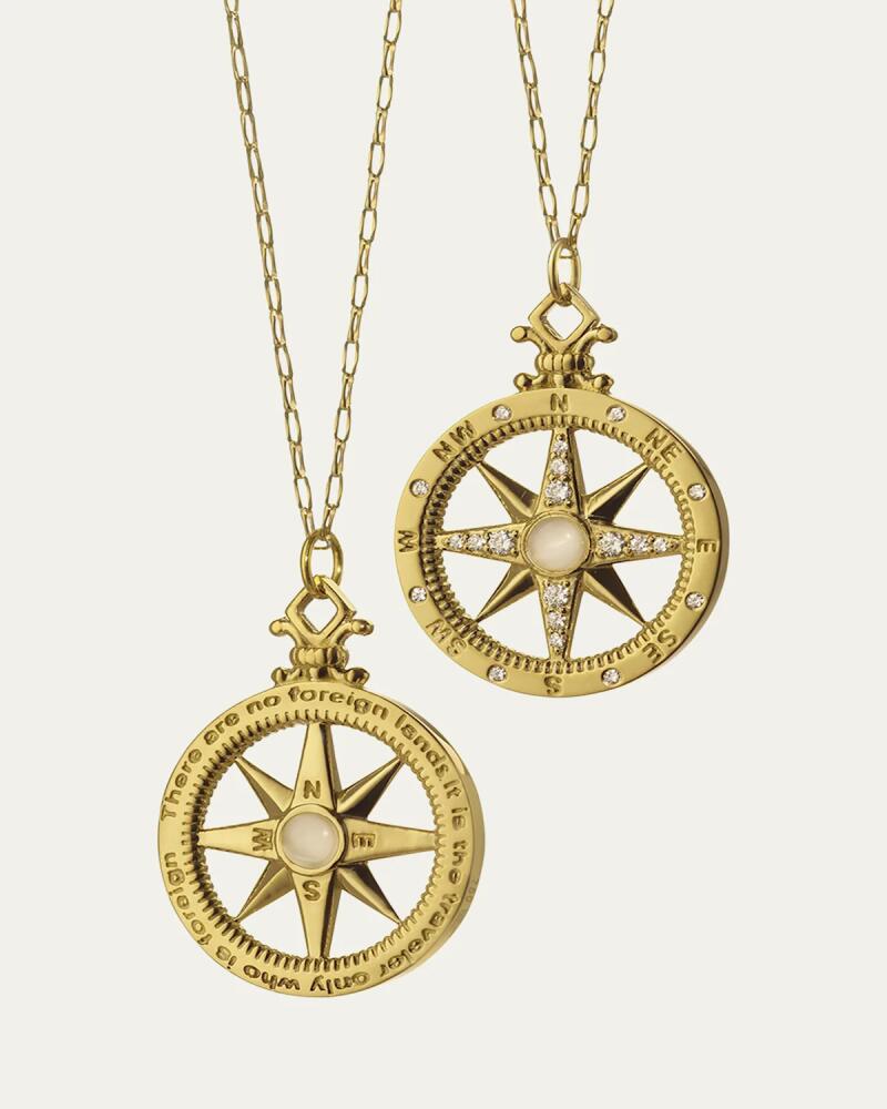 Monica Rich Kosann "Adventure" Compass Charm with Diamonds Cover