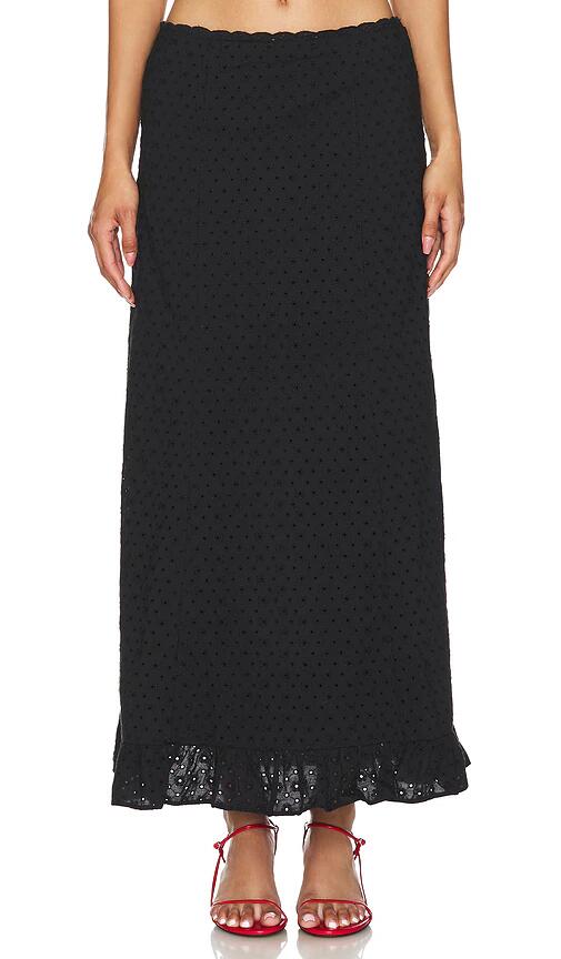 Tularosa Lizzie Maxi Skirt in Black Cover