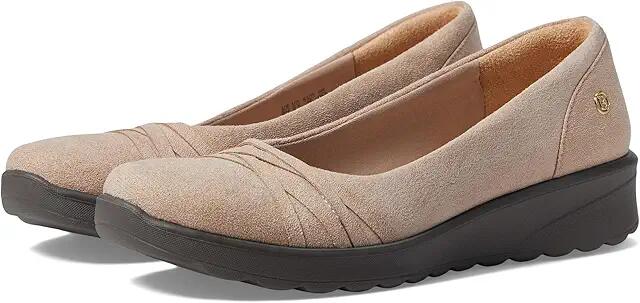 Bzees Goody (Beige Fabric) Women's Shoes Cover