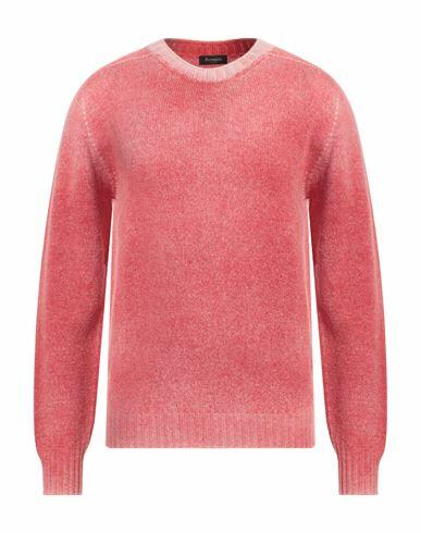 Arovescio Man Sweater Red Virgin Wool, Cashmere Cover