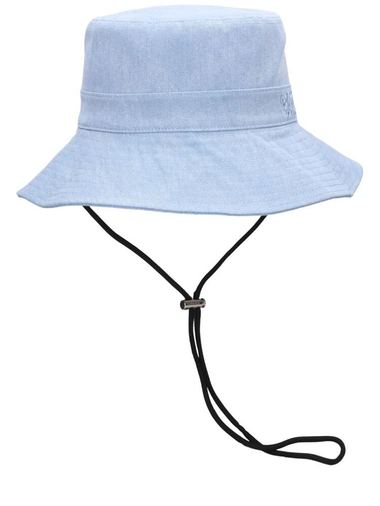 GANNI Fisherman Denim Bucket Hat Cover