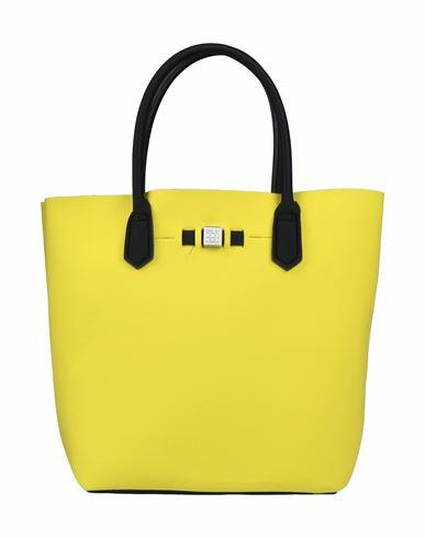 Save My Bag Woman Handbag Yellow Polyamide, Elastane Cover