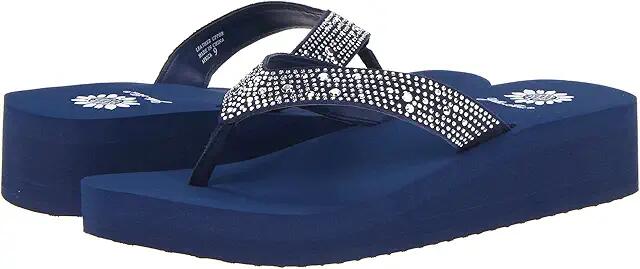 Yellow Box Africa (Navy) Women's Wedge Shoes Cover