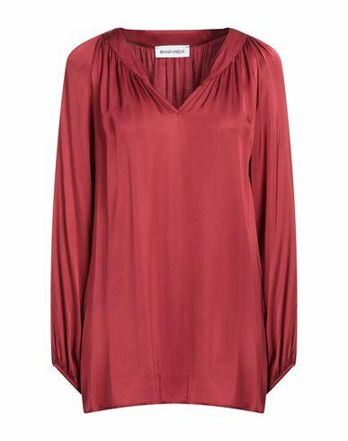 Brand Unique Woman Top Brick red Viscose Cover